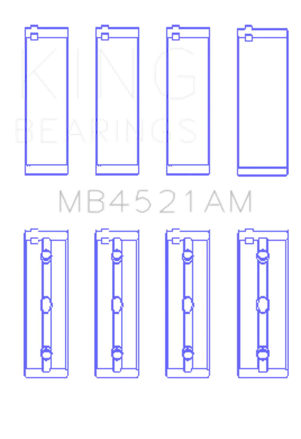 King Engine Bearings MB4521AM