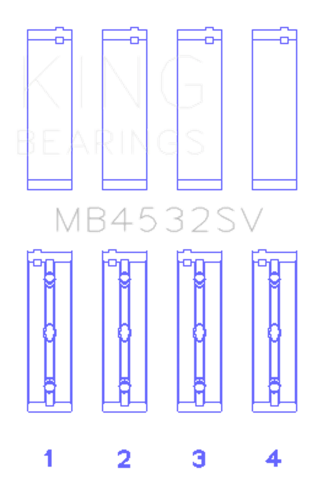 King Engine Bearings MB4532SV