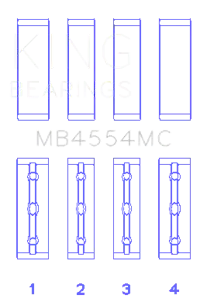 King Engine Bearings MB4554MC