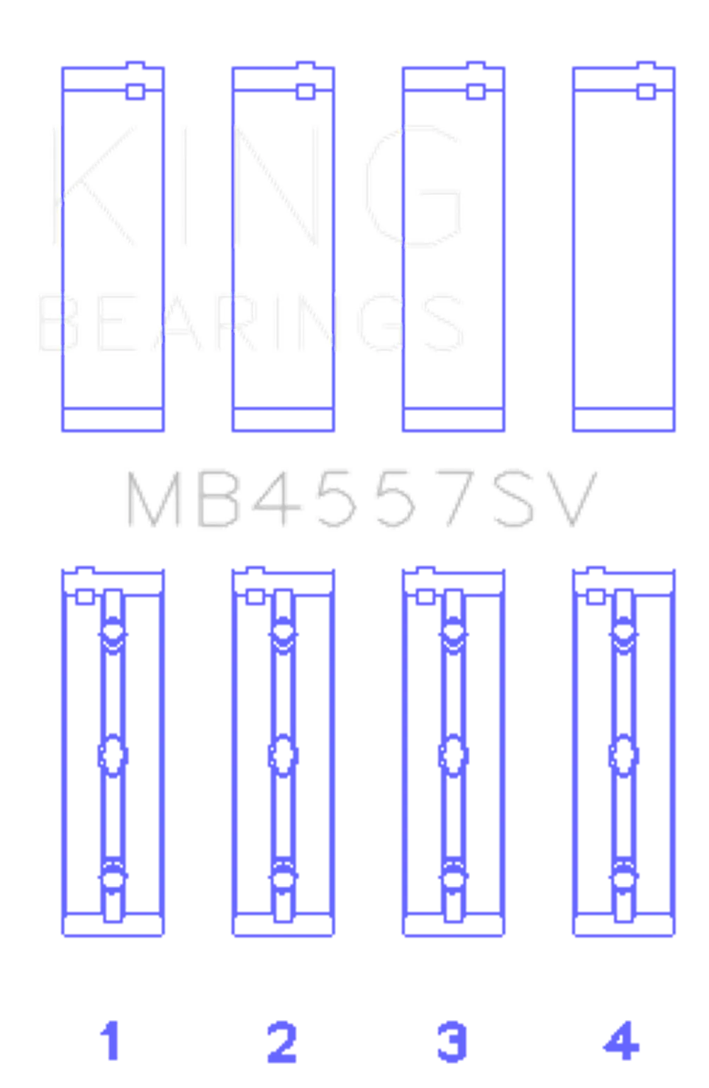 King Engine Bearings MB4557SV