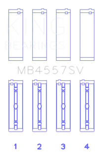 King Engine Bearings MB4557SV