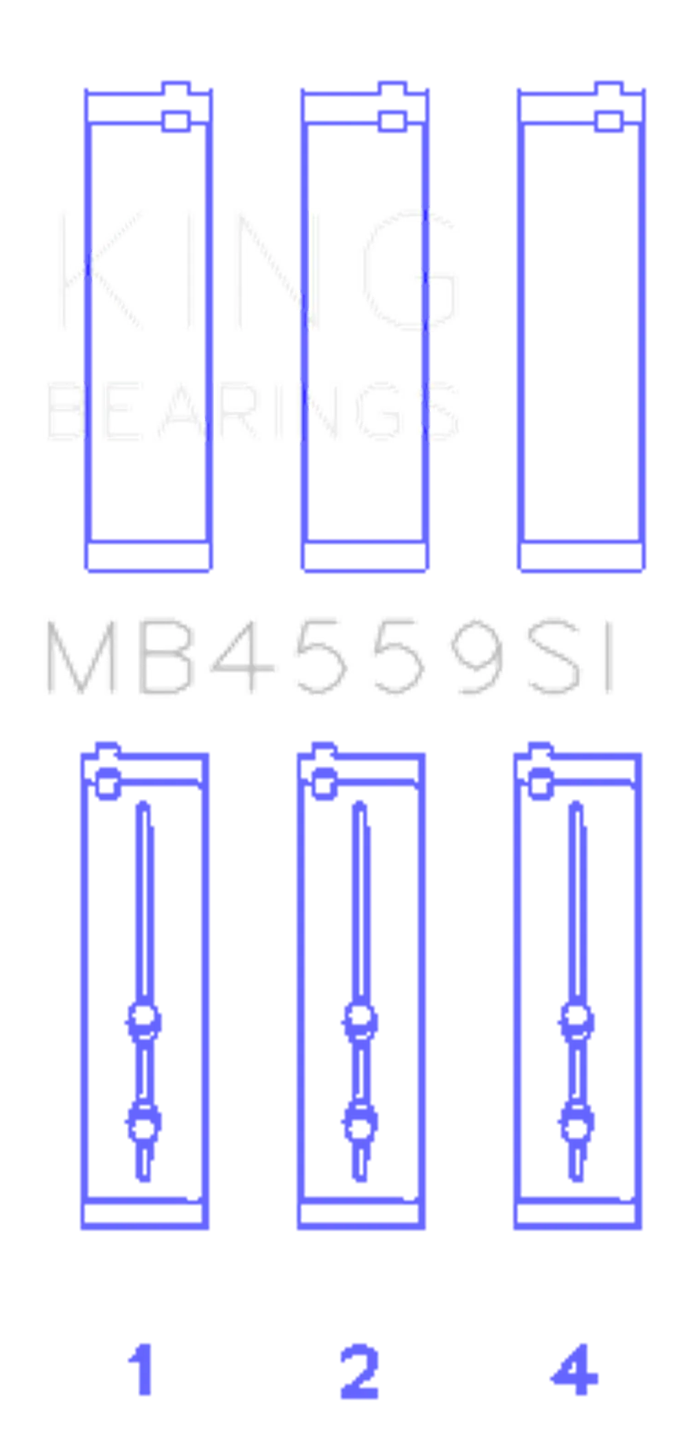 King Engine Bearings MB4559SI