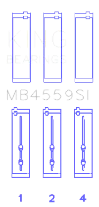 King Engine Bearings MB4559SI