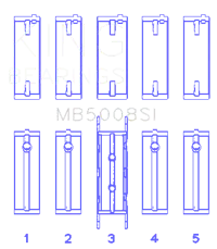 King Engine Bearings MB5008SI1.0