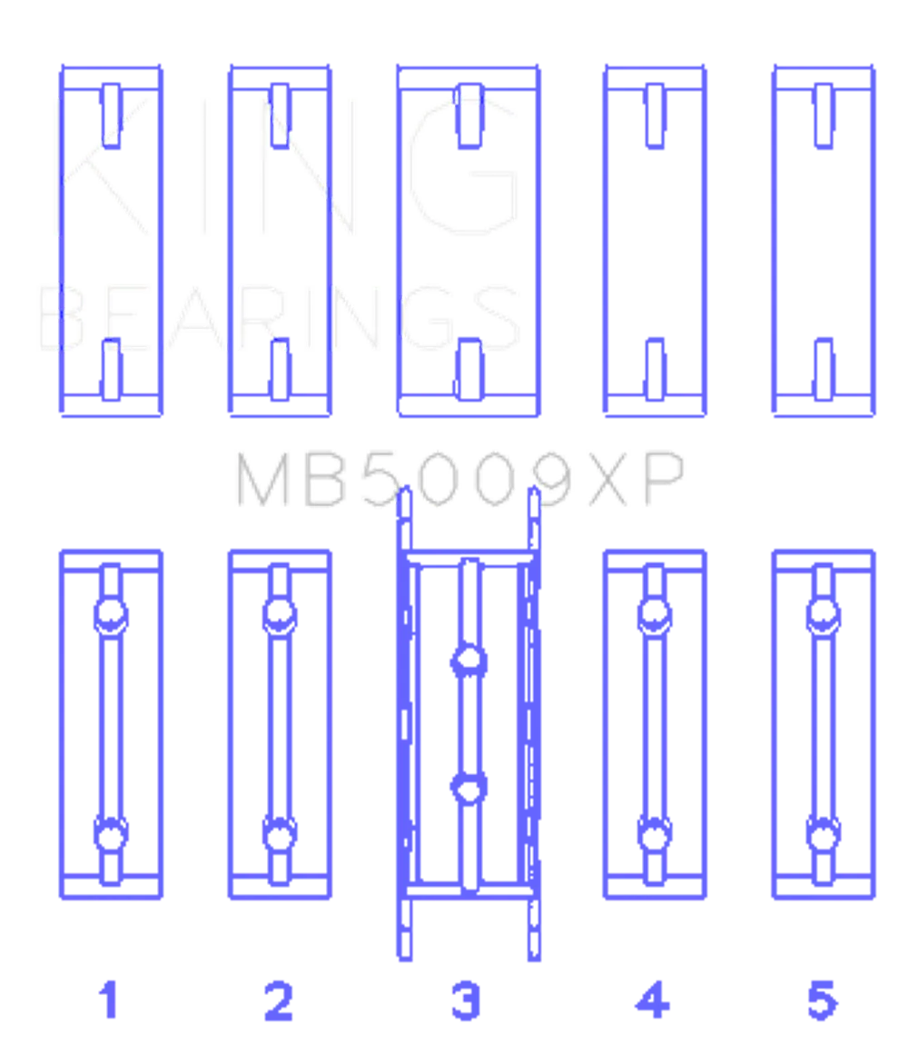King Engine Bearings MB5009XP