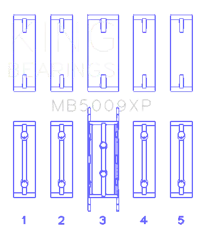King Engine Bearings MB5009XP