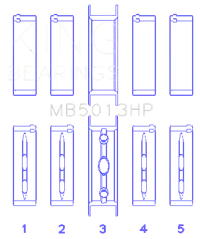 King Engine Bearings MB5013HP 011