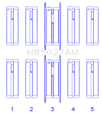 King Engine Bearings MB5027AM