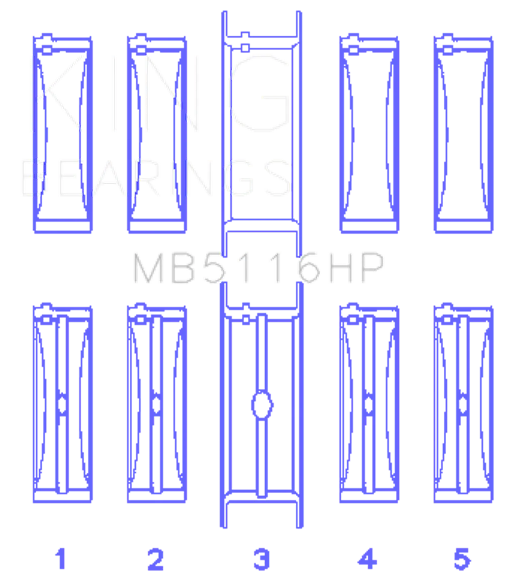 King Engine Bearings MB5116HP 020