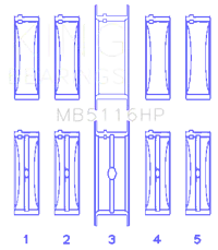 King Engine Bearings MB5116HP 020