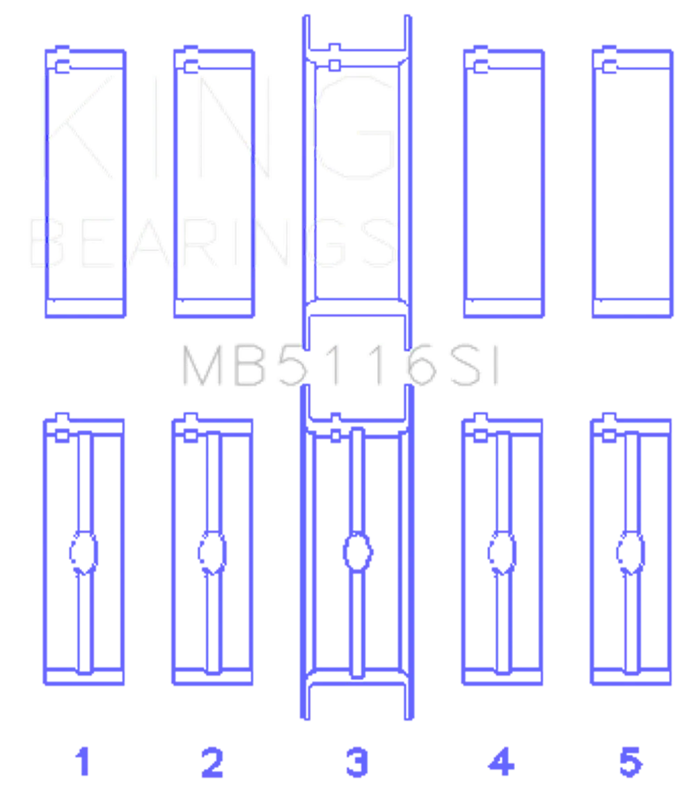 King Engine Bearings MB5116SI
