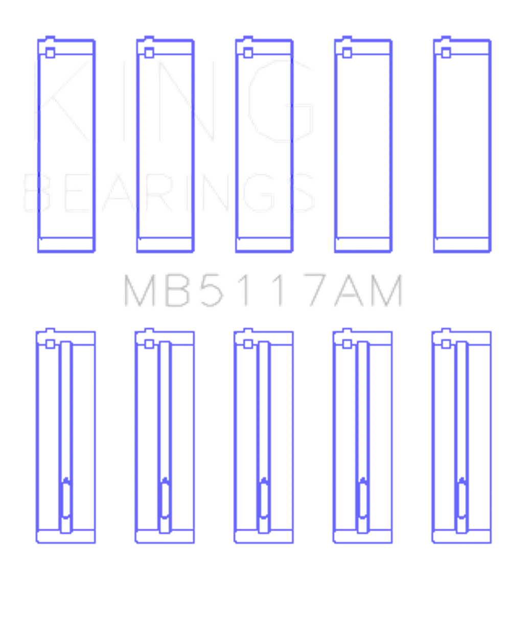 King Engine Bearings MB5117AM0.5