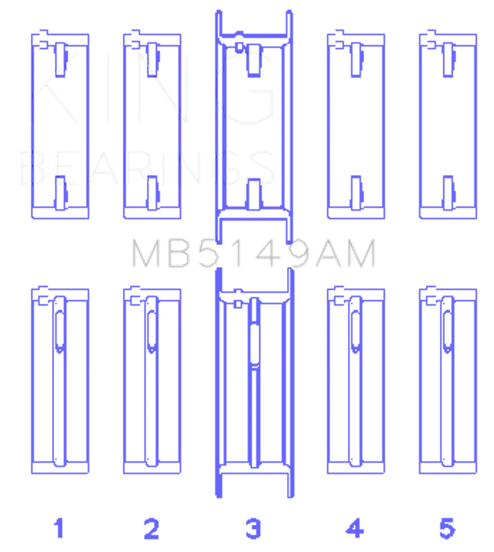 King Engine Bearings MB5149AM0.25