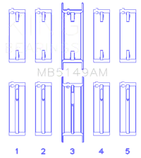 King Engine Bearings MB5149AM0.25
