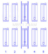 King Engine Bearings MB5179AM1.5