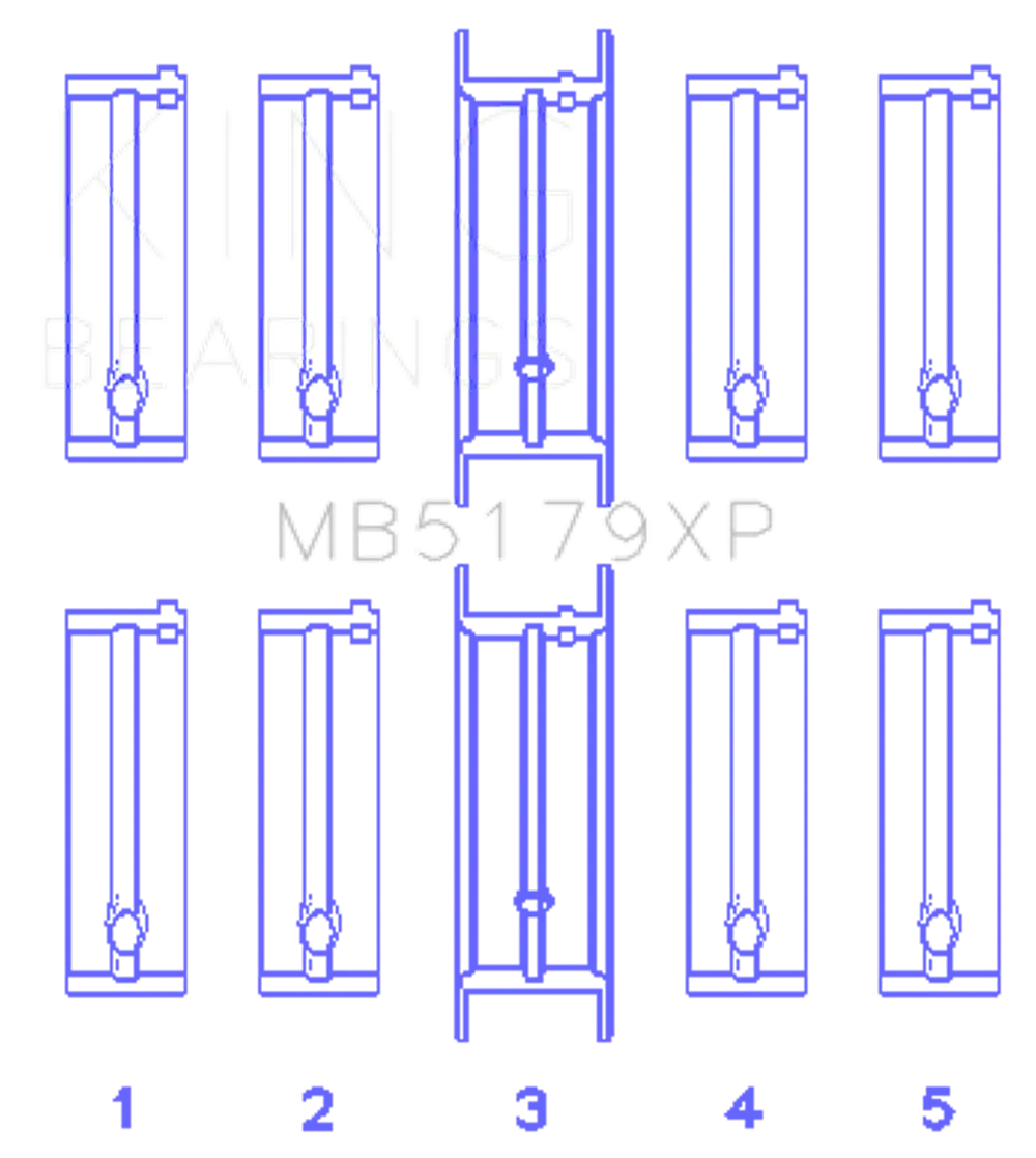 King Engine Bearings MB5179XP