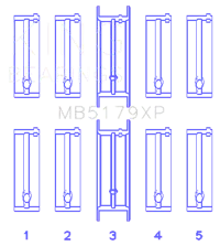 King Engine Bearings MB5179XP