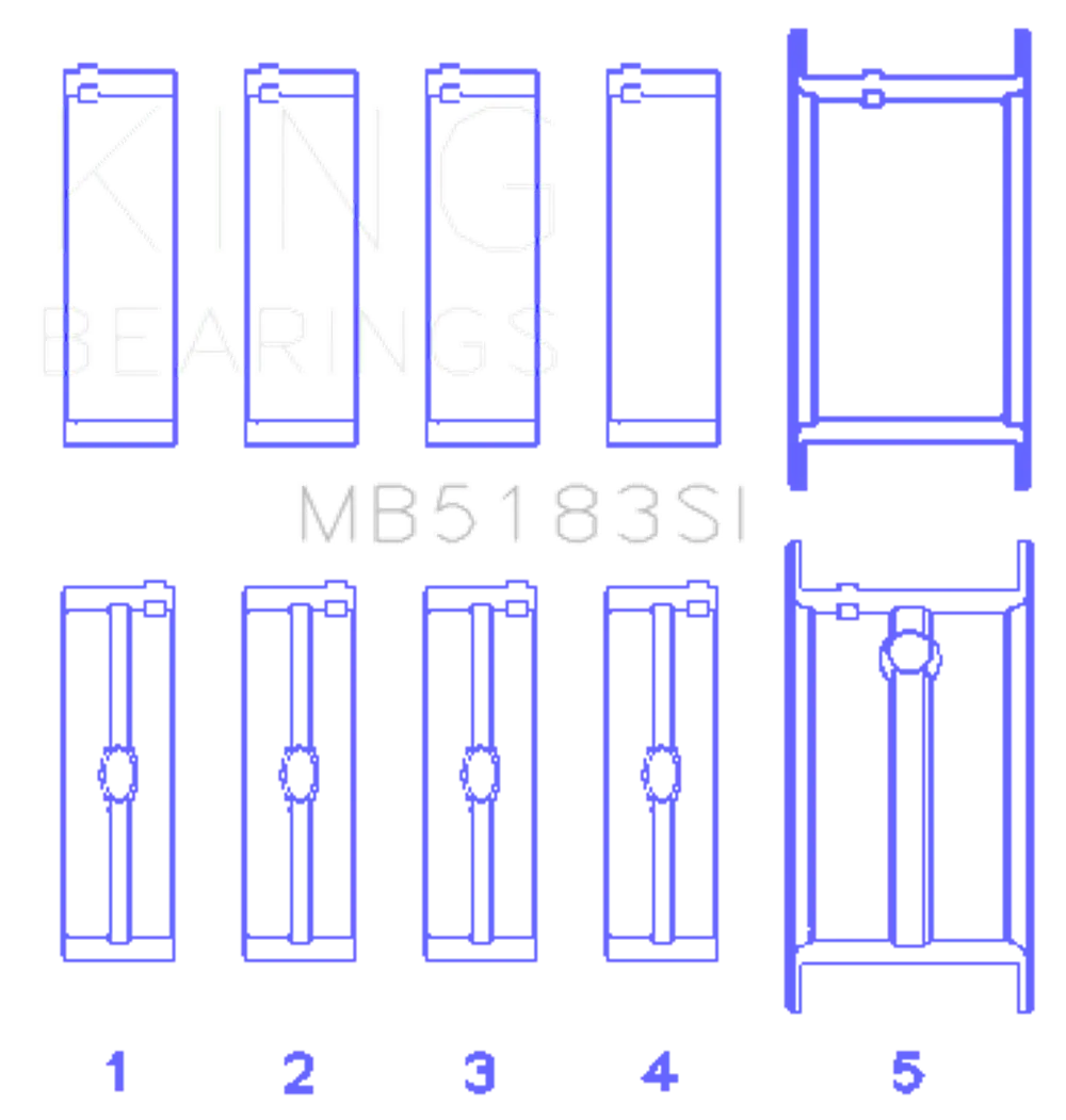 King Engine Bearings MB5183SI 010