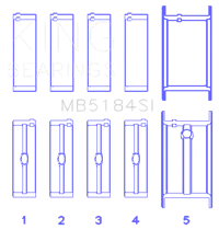 King Engine Bearings MB5184SI 010