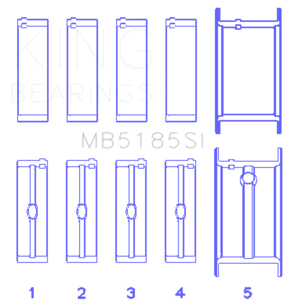 King Engine Bearings MB5185SI 020