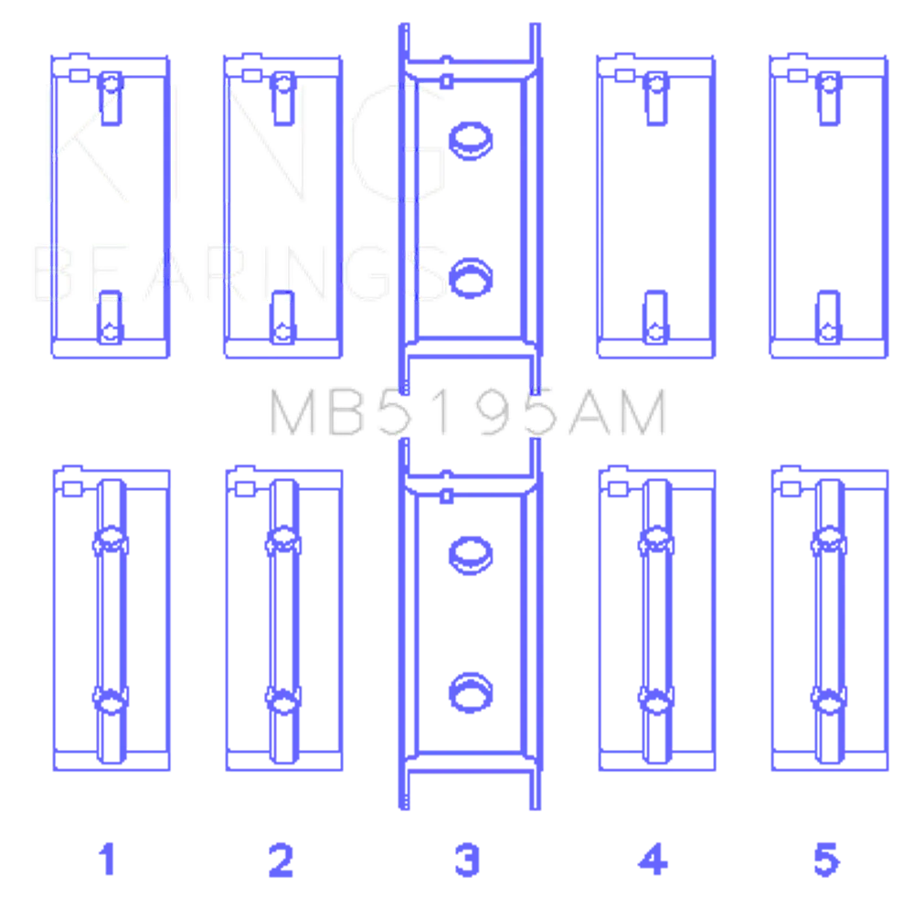King Engine Bearings MB5195AM1.0