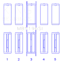 King Engine Bearings MB5196SI 030