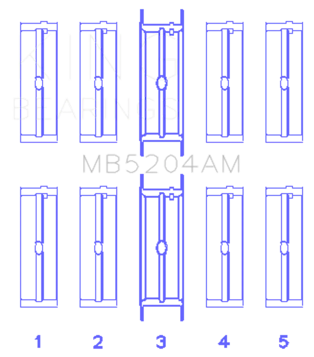 King Engine Bearings MB5204AM 010
