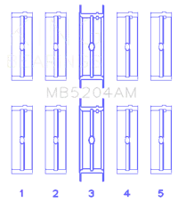 King Engine Bearings MB5204AM 010