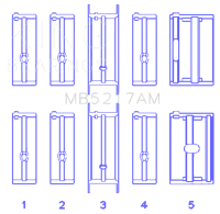 King Engine Bearings MB5217AM