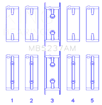 King Engine Bearings MB5237AM1.25