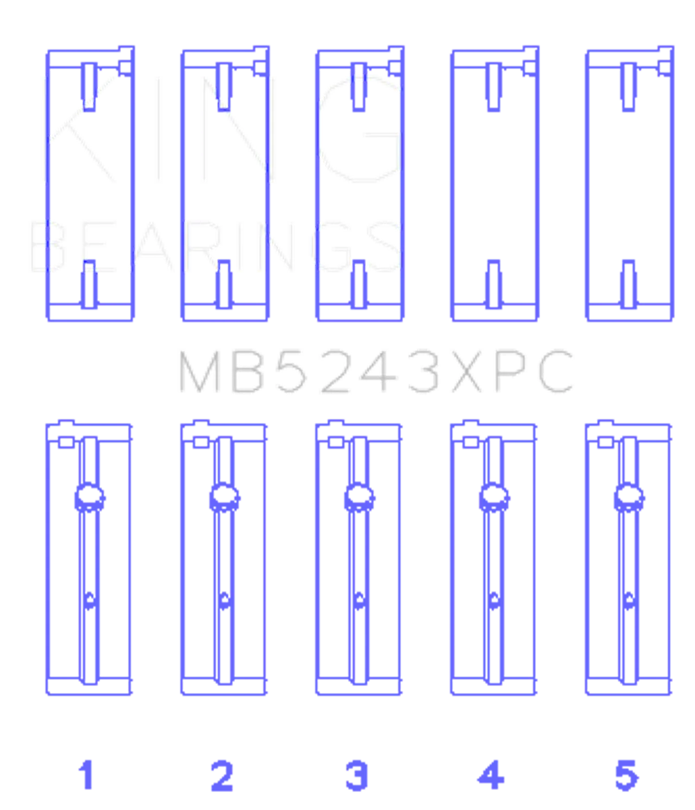 King Engine Bearings MB5243XPC