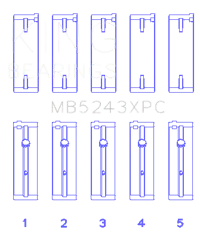 King Engine Bearings MB5243XPC