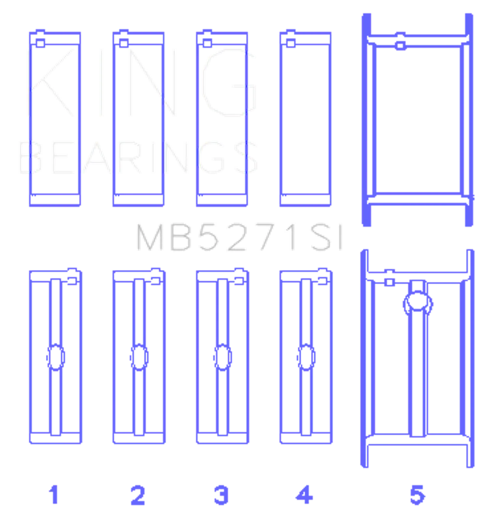 King Engine Bearings MB5271SI 010