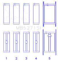King Engine Bearings MB5271SI 010