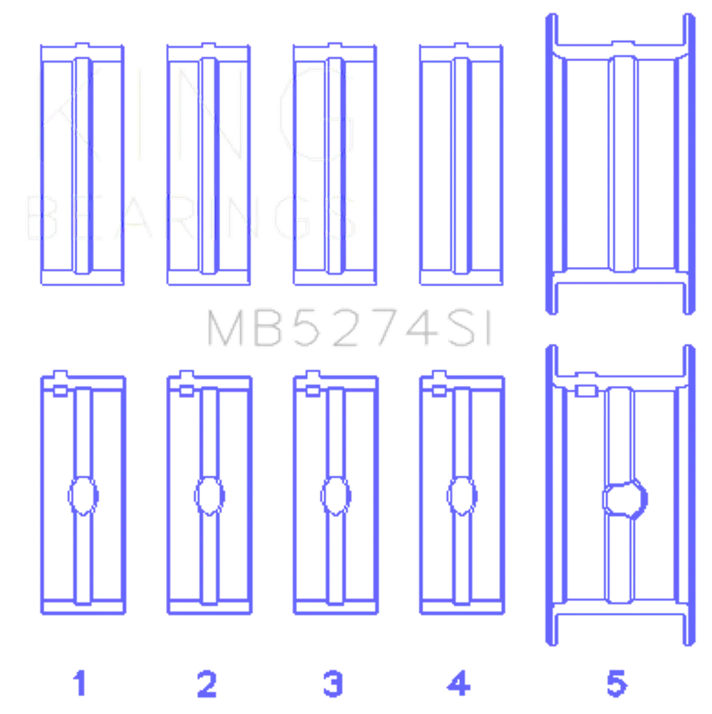 King Engine Bearings MB5274SI 010