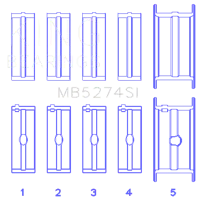King Engine Bearings MB5274SI 010