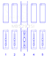 King Engine Bearings MB5293SI 060