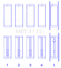 King Engine Bearings MB5313SI