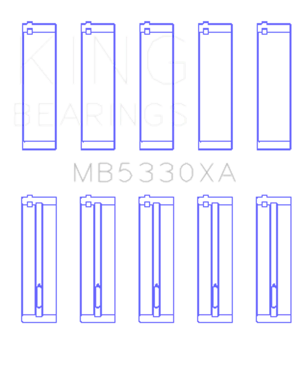 King Engine Bearings MB5330XA