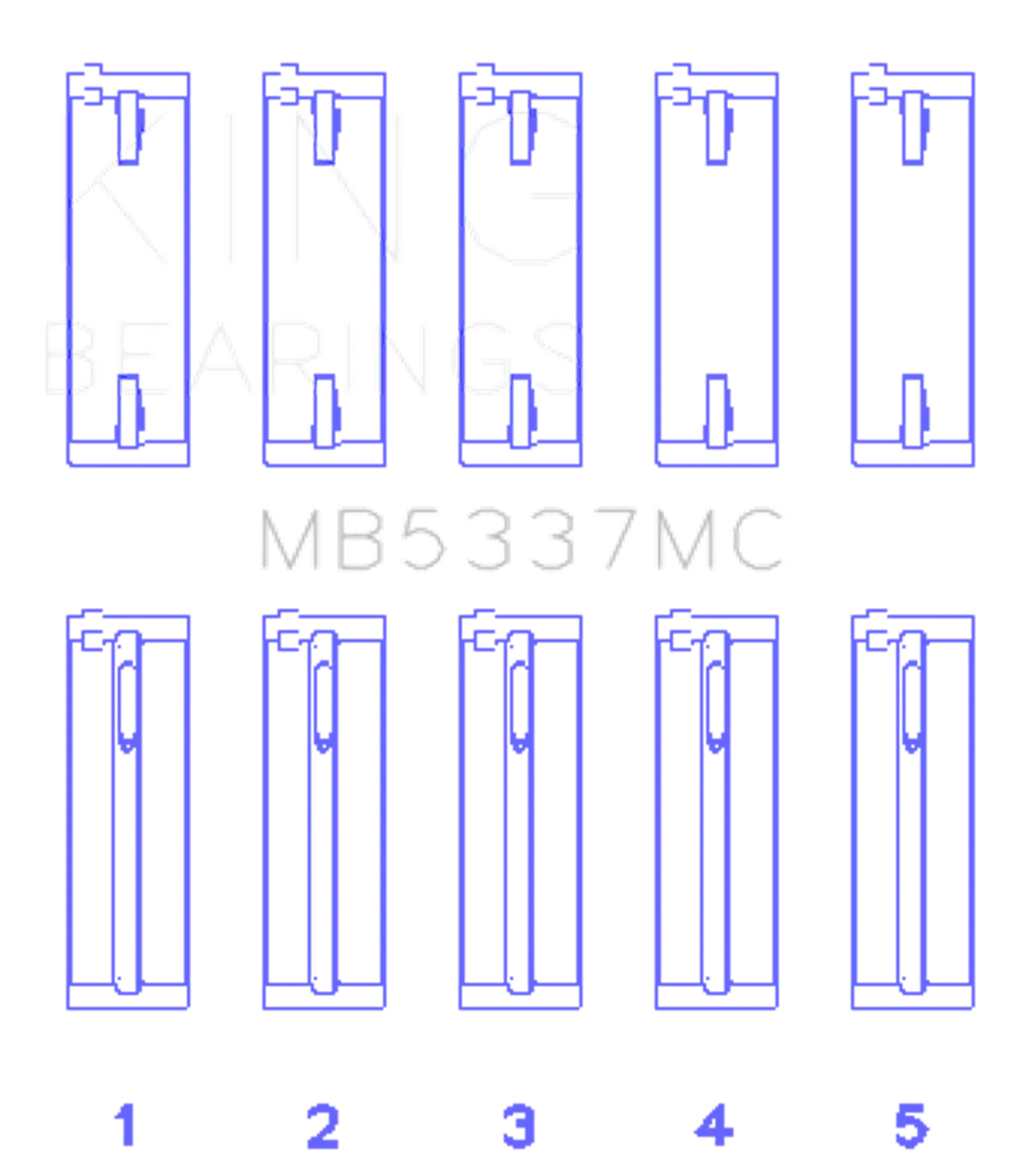 King Engine Bearings MB5337MC