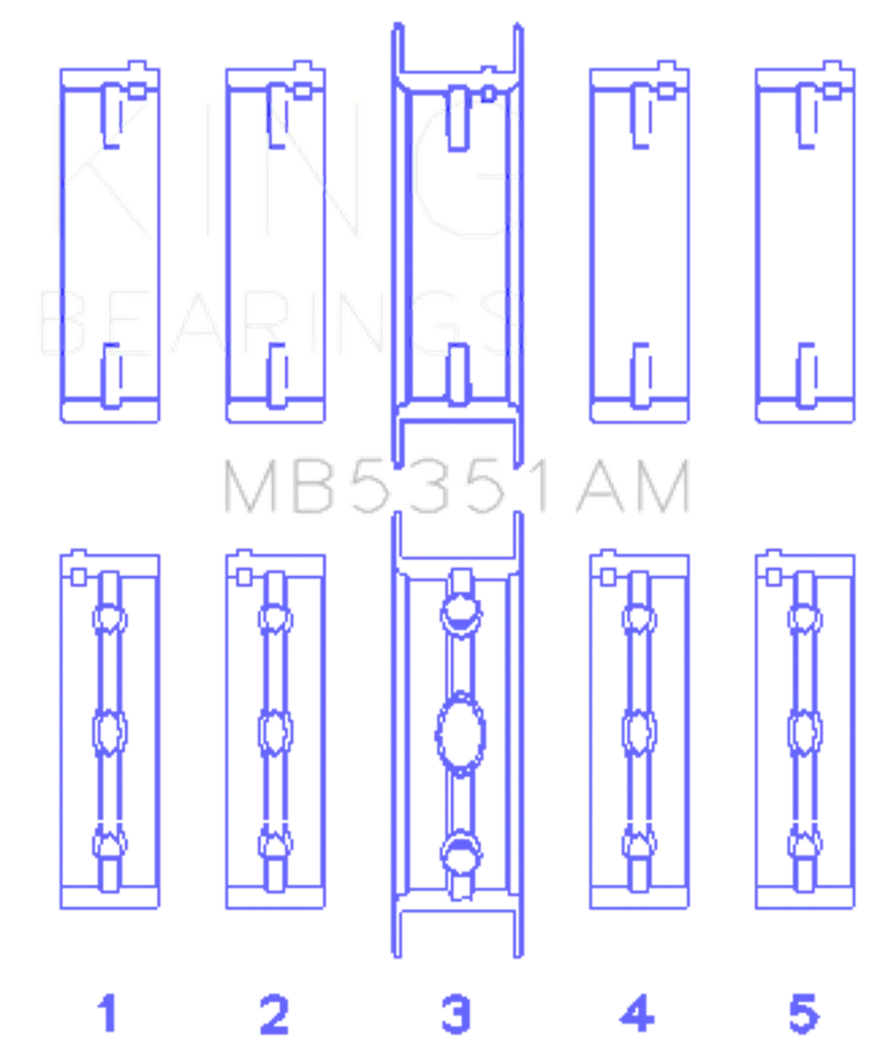 King Engine Bearings MB5351AM0.5