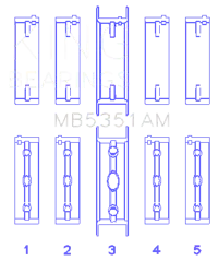 King Engine Bearings MB5351AM0.5