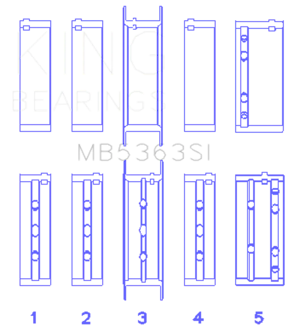 King Engine Bearings MB5363SI