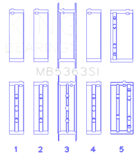 King Engine Bearings MB5363SI