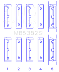 King Engine Bearings MB5382SI