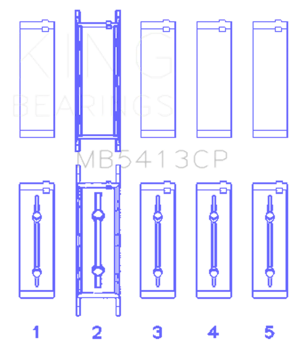 King Engine Bearings MB5413CP 040