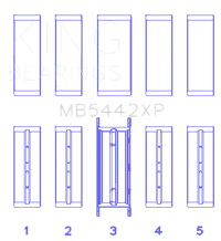 King Engine Bearings MB5442XP0.75