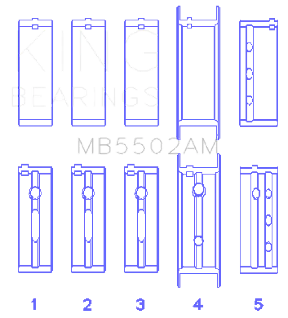 King Engine Bearings MB5502AM