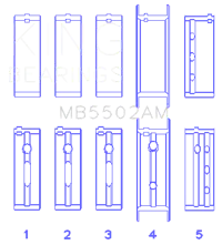King Engine Bearings MB5502AM
