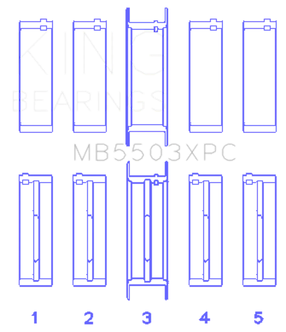 King Engine Bearings MB5503XPC